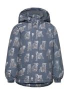 Snow Jacket Aop Minymo Blue