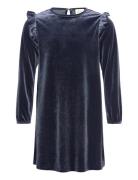 Dress Velour Creamie Navy