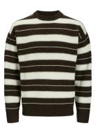 Jorollie Stripe Knit Crew Neck Ln Jack & J S Patterned
