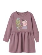 Nmfdyffi Peppa Ls Dress Noos Cplg Name It Pink