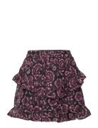 Skirt Flower Dot Creamie Black