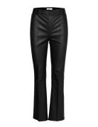 Tyson Crop Flare Leather Pants Dante6 Black