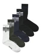 Jacmatt Tennis Socks 5 Pack Jnr Jack & J S White