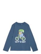 T-Shirt Ls Minymo Blue