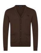 Classic Cardigan Fred Perry Brown