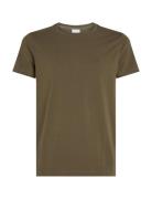 Stretch Slim Fit T-Shirt Calvin Klein Khaki