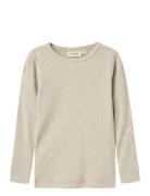 Nmfgago Ls Slim Top Lil Noos Lil'Atelier Beige