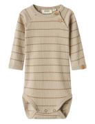 Nbmkail Ls Slim Body Lil Noos Lil'Atelier Beige