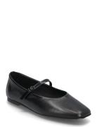 Mary Jane Ballerina - Lth Calvin Klein Black