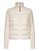 Lw Down Feminine Gloss Knit Jkt Tommy Hilfiger Cream