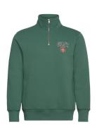 Graphic Half Zip GANT Green