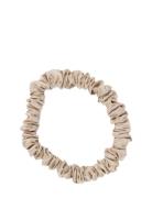 Thin Silk Hair Tie By Barb Beige