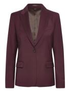 Sasha Cool Wool Blazer Filippa K Burgundy