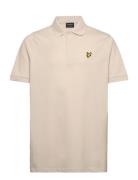 Plain Polo Shirt Lyle & Scott Cream