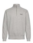 Essential Logo Half Zip Superdry Grey
