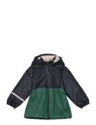 Rain Jacket - Solid W. Fleece CeLaVi Green