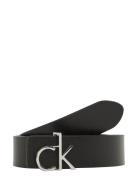 Ck Thin Belt 1.5Cm Pebble Calvin Klein Black