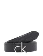 Ck Logo Buckle Belt 3.0_Pbl Calvin Klein Black