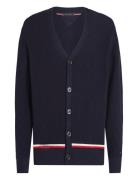 Structure Global Stripe Cardigan Tommy Hilfiger Navy