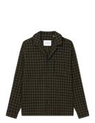 Ludwig Flannel Pyjama Shirt & Pants Les Deux Black