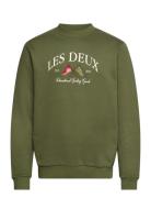 Ivy League Sweatshirt Les Deux Green