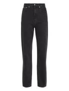 High Rise Straight Calvin Klein Jeans Black