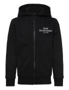 Jr Original Zip Hood Peak Performance Black