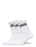 Wm Classic Crew Wmns 6.5-10 3Pk VANS White