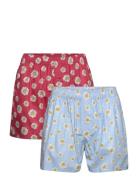 2-Pack - Flowers Boxers Pockies Blue