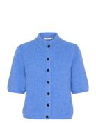 Alphagz Ss Short Cardigan Gestuz Blue