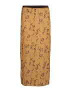 Pleated Skirt In Valley Print Coster Copenhagen Yellow