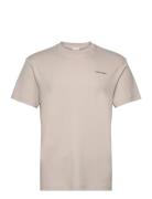 Micro Logo Interlock T-Shirt Calvin Klein Cream