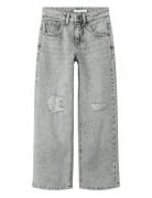 Nkfrose Hw Wide Jeans Destr 1411-Be Noos Name It Grey