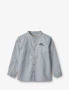 Shirt Embroidery Willum Wheat Grey