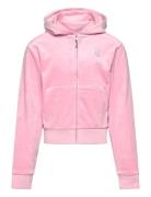 Jc Diamante Zip Thru Hood Juicy Couture Pink