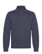 Sacker Rib Half Zip GANT Navy