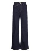 Stretch Wide Flare Denim French Connection Navy