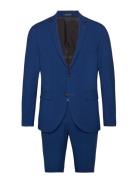 Plain Mens Suit - Normal Lenght Lindbergh Blue