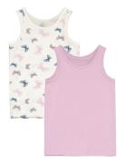 Nmftank Top 2P Jet Stream Butterfly Noos Name It Pink