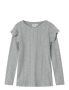 Nmfjulia Ls Slim Top Noos Name It Grey