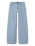 Nlfkizza Dnm Lw Wide Pant Noos LMTD Blue