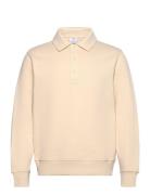 Regular-Fit Cotton Polo Sweatshirt Mango Yellow