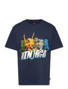 Lwtaffy 112 - T-Shirt S/S LEGO Kidswear Navy