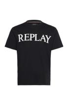 T-Shirt Regular Replay Basics Replay Black