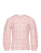 T-Shirt Ls Aop Minymo Pink