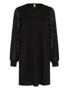 Cuchabrina Sequins Dress Culture Black