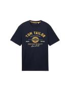 Logo Tee Tom Tailor Navy