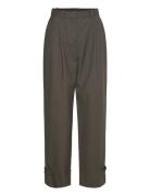 Butt D-Hem Wide Leg Trousers Mango Brown