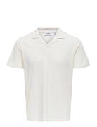 Onsabraham Reg Ss Resort Polo Cs ONLY & SONS White