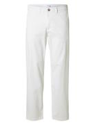 Slh196-Straight-New Miles Flex Pant Noos Selected Homme White